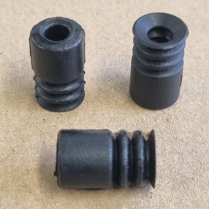 5000-00573 D=14mm, 2,5 Falten, NBR schwarz Balgsauger